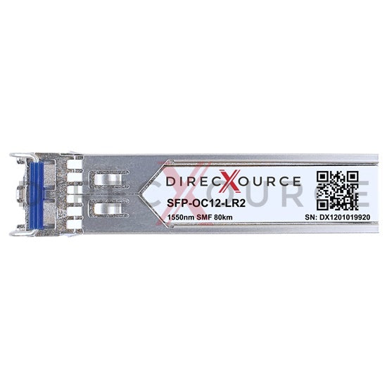 Alcatel-Lucent 3HE00042AA Compatible OC-12/STM-4 LR-2 SFP 1550nm 80km SMF LC DOM Optical Transceiver Module