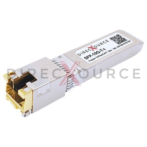 Alcatel-Lucent iSFP-10G-T-I Compatible Industrial 10GBASE-T SFP+ RJ45 30m CAT6a/CAT7 Copper Transceiver Module