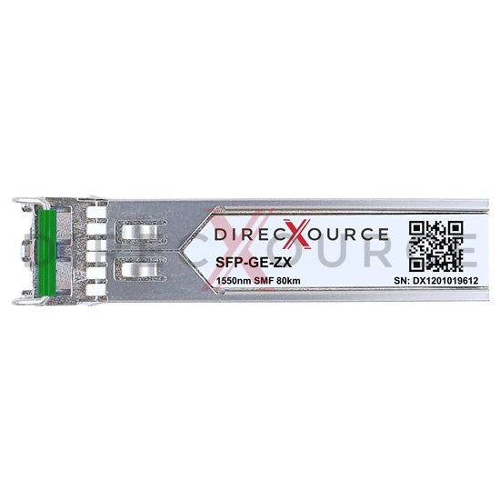 Alcatel-Lucent iSFP-GIG-LH70 Compatible 1000BASE-ZX SFP 1550nm 80km SMF LC DOM Optical Transceiver Module