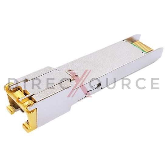 Alcatel-Lucent iSFP-GIG-T Compatible 10/100/1000BASE-T SGMII SFP RJ45 100m CAT6/CAT6a Copper Transceiver Module