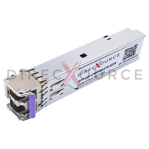 Alcatel-Lucent SFP-GIG-27CWD120 Compatible 1000BASE-CWDM SFP 1270nm 100km SMF LC DOM Optical Transceiver Module