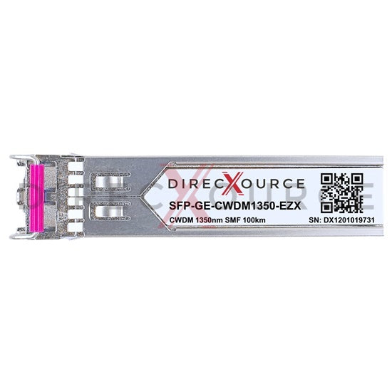 Alcatel-Lucent SFP-GIG-35CWD120 Compatible 1000BASE-CWDM SFP 1350nm 100km SMF LC DOM Optical Transceiver Module