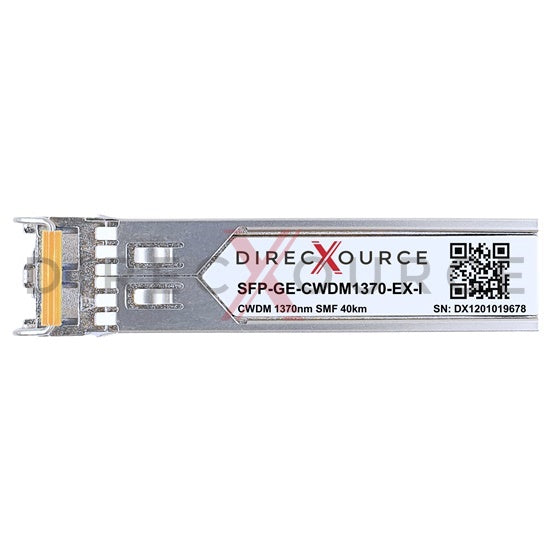 Alcatel-Lucent SFP-GIG-37CWD40 Compatible Industrial 1000BASE-CWDM SFP 1370nm 40km SMF LC DOM Optical Transceiver Module