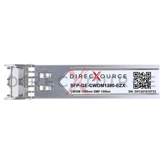 Alcatel-Lucent SFP-GIG-39CWD120 Compatible 1000BASE-CWDM SFP 1390nm 100km SMF LC DOM Optical Transceiver Module