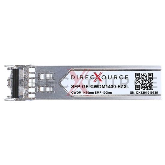 Alcatel-Lucent SFP-GIG-43CWD120 Compatible 1000BASE-CWDM SFP 1430nm 100km SMF LC DOM Optical Transceiver Module