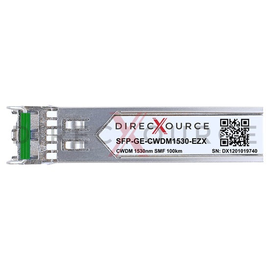 Alcatel-Lucent SFP-GIG-53CWD120 Compatible 1000BASE-CWDM SFP 1530nm 100km SMF LC DOM Optical Transceiver Module