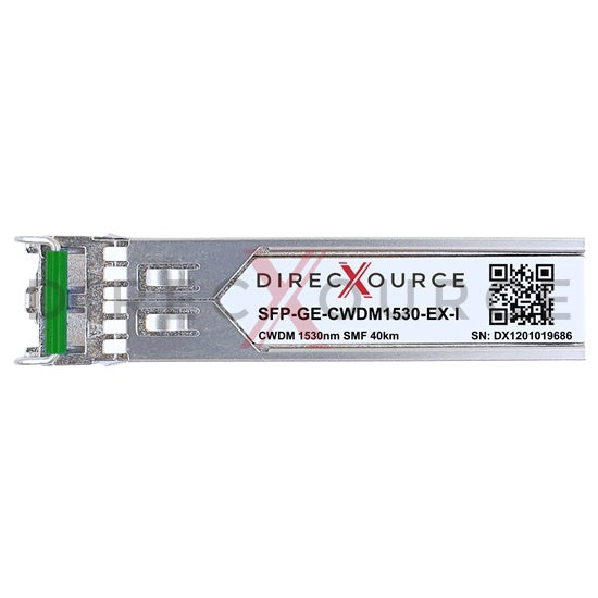 Alcatel-Lucent SFP-GIG-53CWD40 Compatible Industrial 1000BASE-CWDM SFP 1530nm 40km SMF LC DOM Optical Transceiver Module