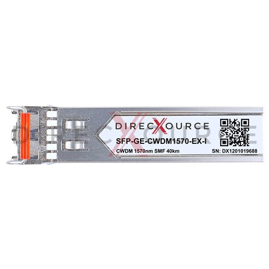 Alcatel-Lucent SFP-GIG-57CWD40 Compatible Industrial 1000BASE-CWDM SFP 1570nm 40km SMF LC DOM Optical Transceiver Module