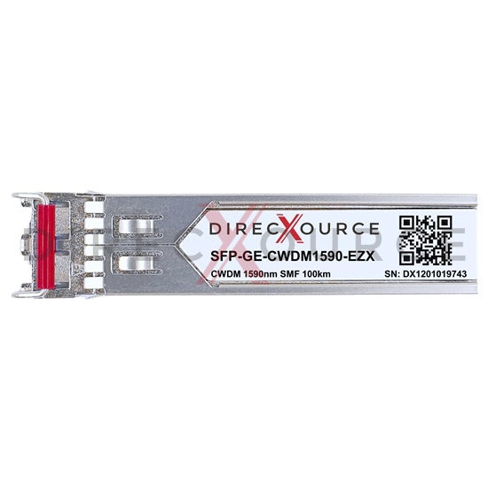 Alcatel-Lucent SFP-GIG-59CWD120 Compatible 1000BASE-CWDM SFP 1590nm 100km SMF LC DOM Optical Transceiver Module