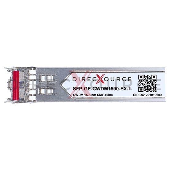 Alcatel-Lucent SFP-GIG-59CWD40 Compatible Industrial 1000BASE-CWDM SFP 1590nm 40km SMF LC DOM Optical Transceiver Module