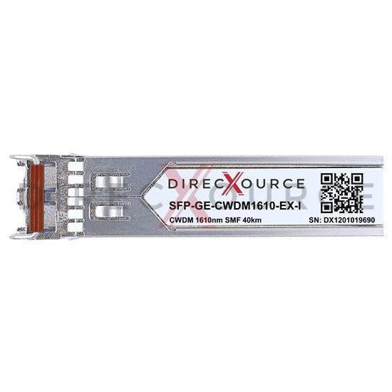 Alcatel-Lucent SFP-GIG-61CWD40 Compatible Industrial 1000BASE-CWDM SFP 1610nm 40km SMF LC DOM Optical Transceiver Module