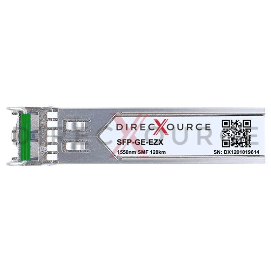 Alcatel-Lucent SFP-GIG-EZX Compatible 1000BASE-EZX SFP 1550nm 120km SMF LC DOM Optical Transceiver Module