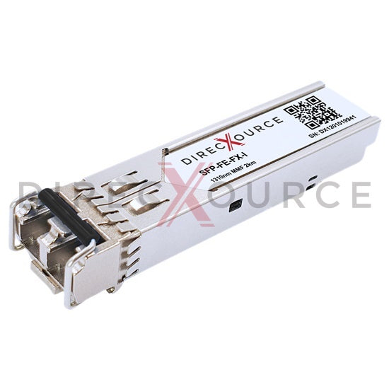 Allied Telesis AT-SPFX/2 Compatible Industrial 100BASE-FX SFP 1310nm 2km MMF LC DOM Optical Transceiver Module