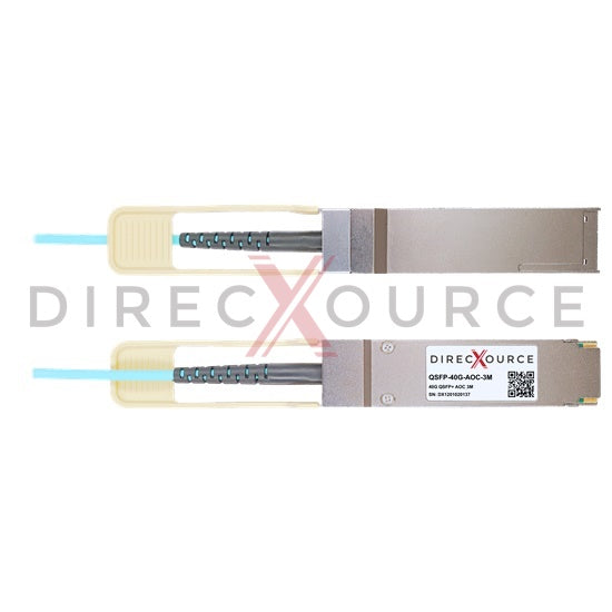 3m (9.84ft) Arista Networks AOC-Q-Q-40G-3M Compatible 40G QSFP+ Active Optical Cable