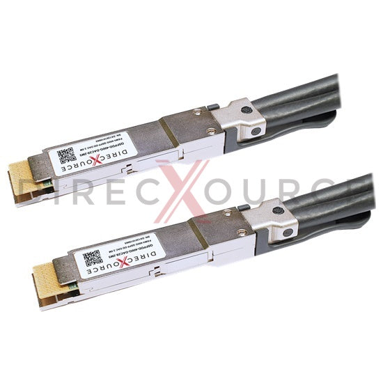 2.5m (8.20ft) Arista Networks CAB-D-D-400-2.5 Compatible 400G QSFP-DD PAM4 Passive Direct Attach Twinax Copper Cable