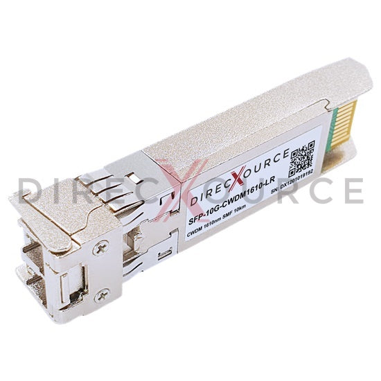 Arista Networks SFP-10G-CW-1610-10 Compatible 10GBASE-CWDM SFP+ 1610nm 10km SMF LC DOM Optical Transceiver Module