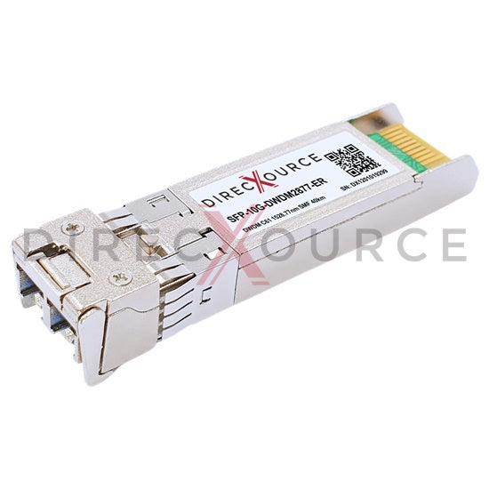 Arista Networks SFP-10G-DW-28.77 Compatible 10GBASE-DWDM SFP+ 100GHz C61 1528.77nm 40km SMF LC DOM Optical Transceiver Module