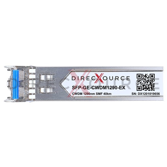 Arista Networks SFP-1G-CW-1290 Compatible 1000BASE-CWDM SFP 1290nm 40km SMF LC DOM Optical Transceiver Module