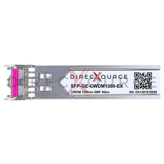 Arista Networks SFP-1G-CW-1350 Compatible 1000BASE-CWDM SFP 1350nm 40km SMF LC DOM Optical Transceiver Module