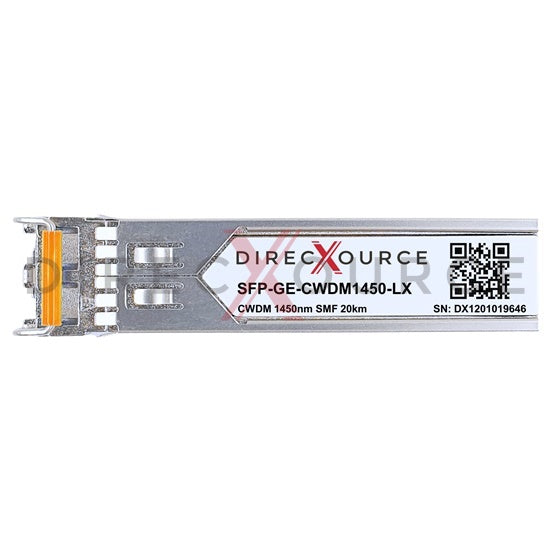 Arista Networks SFP-1G-CW-1450-20 Compatible 1000BASE-CWDM SFP 1450nm 20km SMF LC DOM Optical Transceiver Module