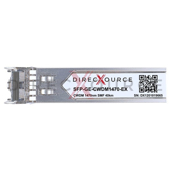 Arista Networks SFP-1G-CW-1470 Compatible 1000BASE-CWDM SFP 1470nm 40km SMF LC DOM Optical Transceiver Module