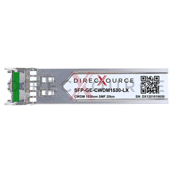 Arista Networks SFP-1G-CW-1530-20 Compatible 1000BASE-CWDM SFP 1530nm 20km SMF LC DOM Optical Transceiver Module