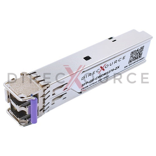 Arista Networks SFP-1G-CZ-1270 Compatible 1000BASE-CWDM SFP 1270nm 80km SMF LC DOM Optical Transceiver Module