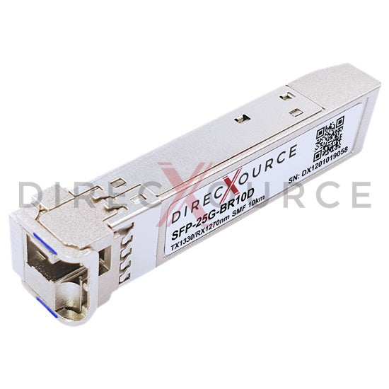 Arista Networks SFP-25G-BD-D Compatible 25GBASE-BR SFP28 TX1330nm/RX1270nm 10km SMF LC DOM Optical Transceiver Module