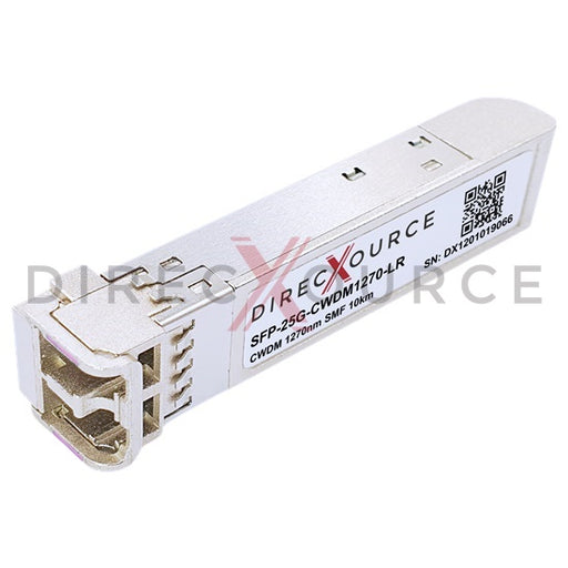 Arista Networks SFP-25G-CW-1270-10 Compatible 25GBASE-CWDM SFP28 1270nm 10km SMF LC DOM Optical Transceiver Module