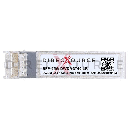 Arista Networks SFP28-25G-DL-37.40 Compatible 25GBASE-DWDM SFP28 100GHz C51 1537.40nm 10km SMF LC DOM Optical Transceiver Module