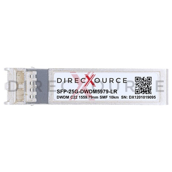 Arista Networks SFP28-25G-DL-59.79 Compatible 25GBASE-DWDM SFP28 100GHz C22 1559.79nm 10km SMF LC DOM Optical Transceiver Module