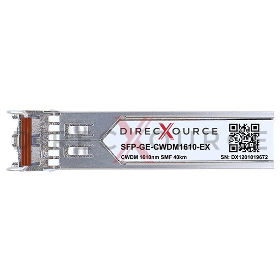 Avaya AA1419060-E6 Compatible 1000BASE-CWDM SFP 1610nm 40km SMF LC DOM Optical Transceiver Module