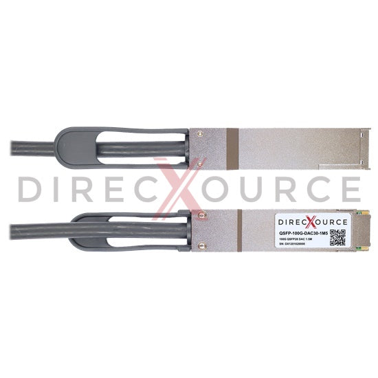 1.5m (4.92ft) Brocade 100G-Q28-Q28-C-01501 Compatible 100G QSFP28 Passive Direct Attach Twinax Copper Cable