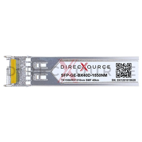 Brocade E1MG-1G-BXD-40 Compatible 1000BASE-BX BIDI SFP TX1550nm/RX1310nm 40km SMF LC DOM Optical Transceiver Module