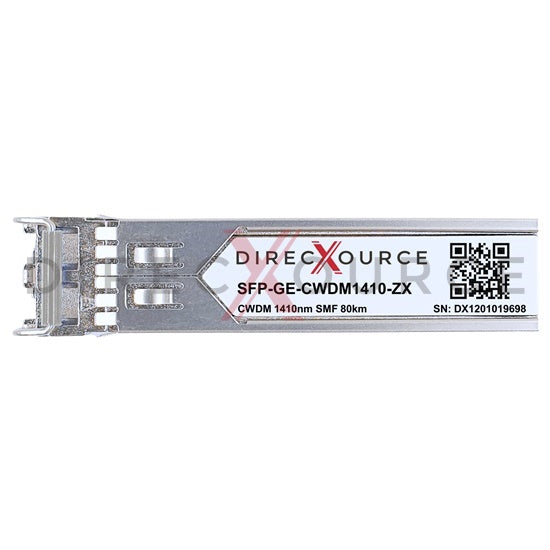 Brocade E1MG-CWDM80-1410 Compatible 1000BASE-CWDM SFP 1410nm 80km SMF LC DOM Optical Transceiver Module