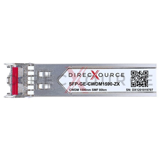 Brocade E1MG-CWDM80-1590 Compatible 1000BASE-CWDM SFP 1590nm 80km SMF LC DOM Optical Transceiver Module