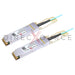 0.5m (1.64ft) Brocade QSFP28-100G-AOC-0.5M Compatible 100G QSFP28 Active Optical Cable