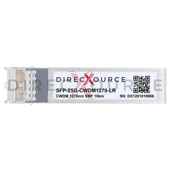 Brocade XBR-SFP25G1270-10 Compatible 25GBASE-CWDM SFP28 1270nm 10km SMF LC DOM Optical Transceiver Module