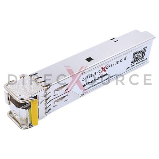 Cisco GLC-BX80-DA Compatible 1000BASE-BX BIDI SFP TX1550nm/RX1490nm 80km SMF LC DOM Optical Transceiver Module