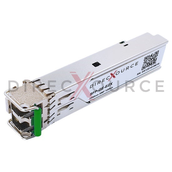 Cisco GLC-EZX-SM-100 Compatible 1000BASE-EZX SFP 1550nm 120km SMF LC DOM Optical Transceiver Module