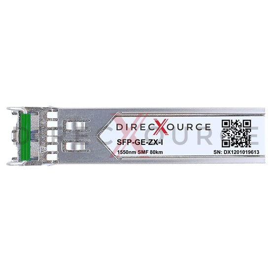 Cisco GLC-ZX-SMD Compatible Industrial 1000BASE-ZX SFP 1550nm 80km SMF LC DOM Optical Transceiver Module