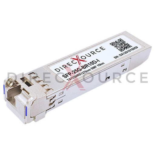 Cisco SFP-25GBX-D-10-I Compatible Industrial 25GBASE-BR SFP28 TX1330nm/RX1270nm 10km SMF LC DOM Optical Transceiver Module