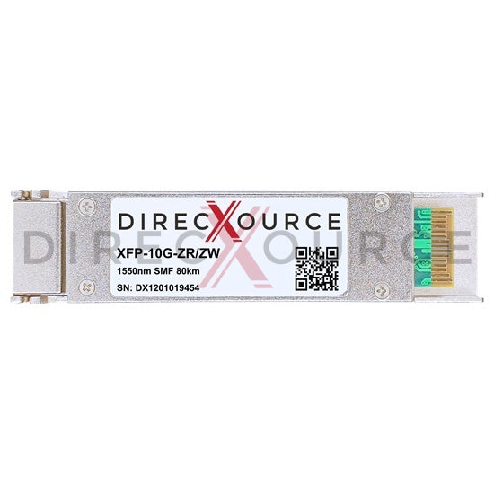 Cisco XFP-10GZR-OC192LR Compatible 10GBASE-ZR/ZW XFP 1550nm 80km SMF LC DOM Optical Transceiver Module