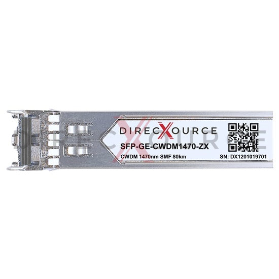 Dell CWDM-SFP-1470-80 Compatible 1000BASE-CWDM SFP 1470nm 80km SMF LC DOM Optical Transceiver Module