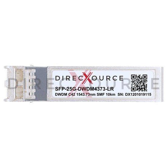 Dell DWDM-SFP25G-43.73 Compatible 25GBASE-DWDM SFP28 100GHz C42 1543.73nm 10km SMF LC DOM Optical Transceiver Module