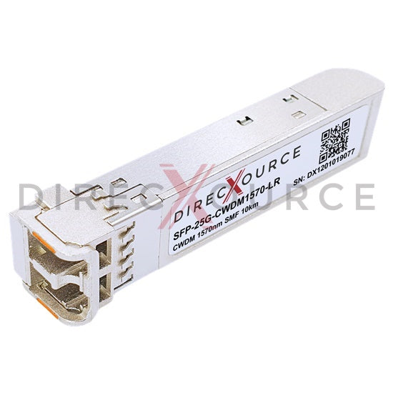 Huawei CWDM-SFP25G-1570-10 Compatible 25GBASE-CWDM SFP28 1570nm 10km SMF LC DOM Optical Transceiver Module