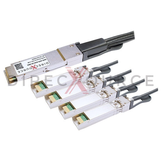 0.5m (1.64ft) Huawei DAC-Q28-S28-0.5M Compatible 100G QSFP28 to 4x25G SFP28 Passive Direct Attach Twinax Breakout Copper Cable