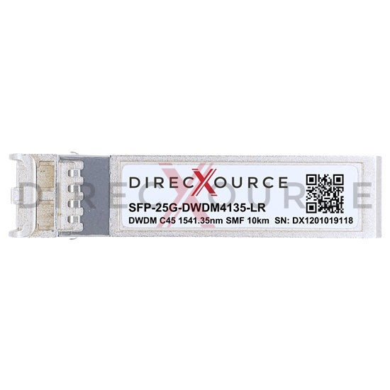 Juniper Networks SFP28-25G-DW45 Compatible 25GBASE-DWDM SFP28 100GHz C45 1541.35nm 10km SMF LC DOM Optical Transceiver Module