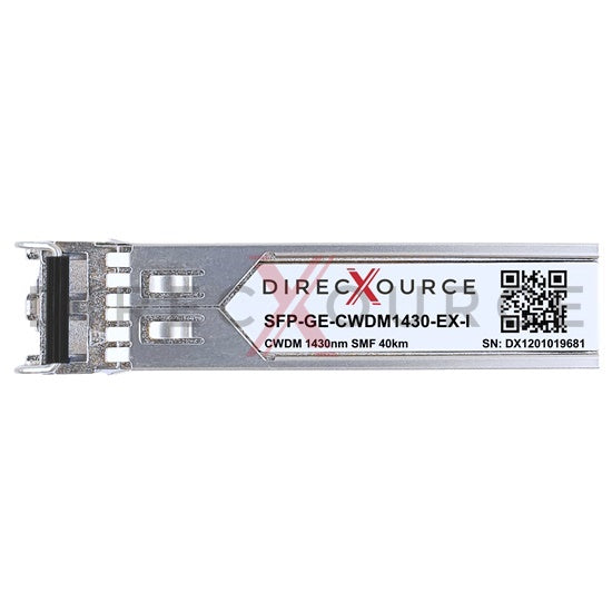 Netgear CWDM-SFP-1430-40-I Compatible Industrial 1000BASE-CWDM SFP 1430nm 40km SMF LC DOM Optical Transceiver Module