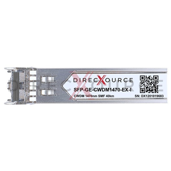 Netgear CWDM-SFP-1470-40-I Compatible Industrial 1000BASE-CWDM SFP 1470nm 40km SMF LC DOM Optical Transceiver Module